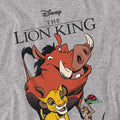Sports Grey - Back - The Lion King Mens Characters Short Sleeve T-Shirt