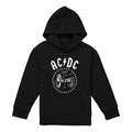 Black - Front - AC-DC Childrens-Kids About To Rock Cannon Hoodie