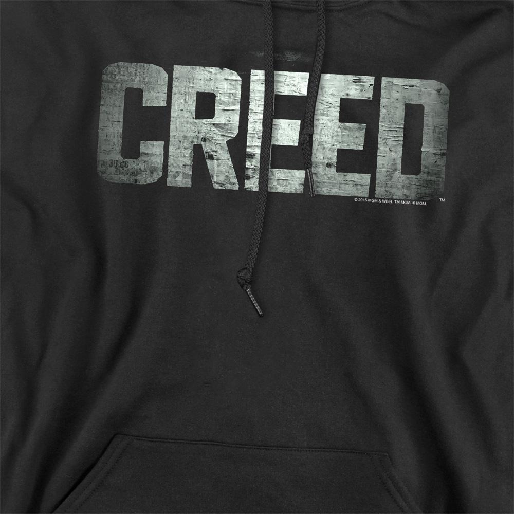 Black - Pack Shot - Creed Unisex Adult Logo Hoodie