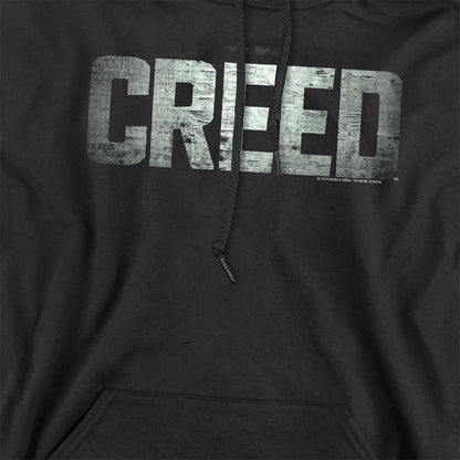 Black - Pack Shot - Creed Unisex Adult Logo Hoodie