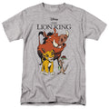 Sports Grey - Front - The Lion King Mens Characters Short Sleeve T-Shirt
