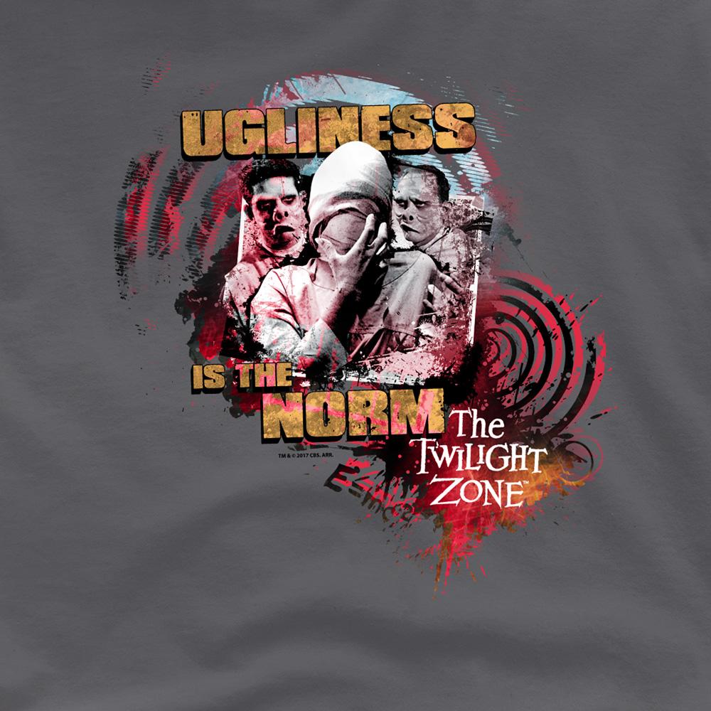 Charcoal - Pack Shot - The Twilight Zone Unisex Adult The Norm T-Shirt