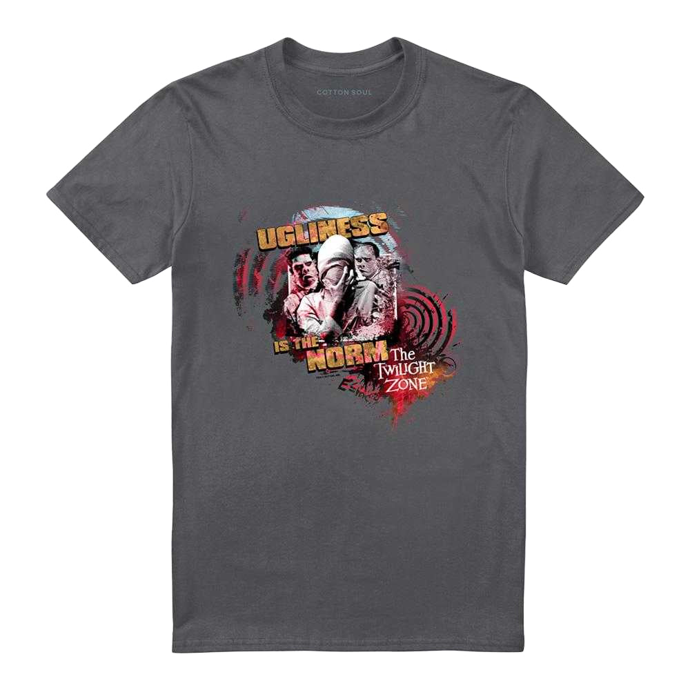 Charcoal - Front - The Twilight Zone Unisex Adult The Norm T-Shirt