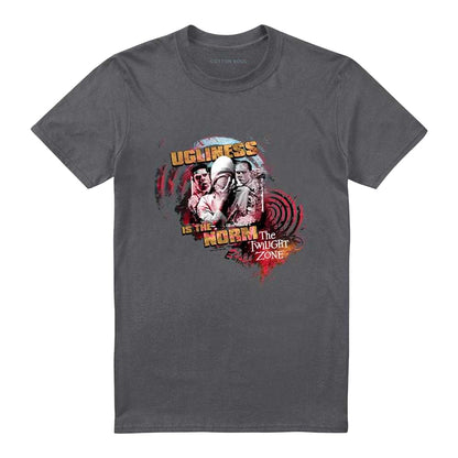 Charcoal - Front - The Twilight Zone Unisex Adult The Norm T-Shirt