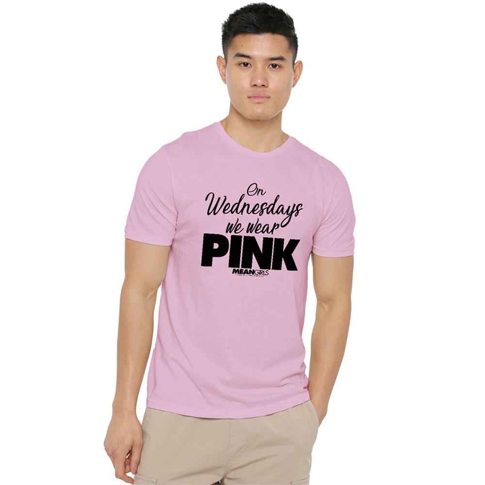 Pink - Side - Mean Girls Unisex Adult T-Shirt
