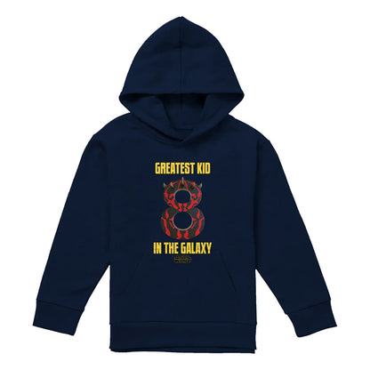 Navy - Front - Star Wars Childrens-Kids Greatest Darth Maul Pullover Hoodie
