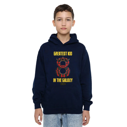 Navy - Side - Star Wars Childrens-Kids Greatest Darth Maul Pullover Hoodie