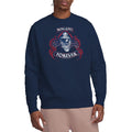Navy - Side - Bon Jovi Unisex Adult Forever Skull Sweatshirt