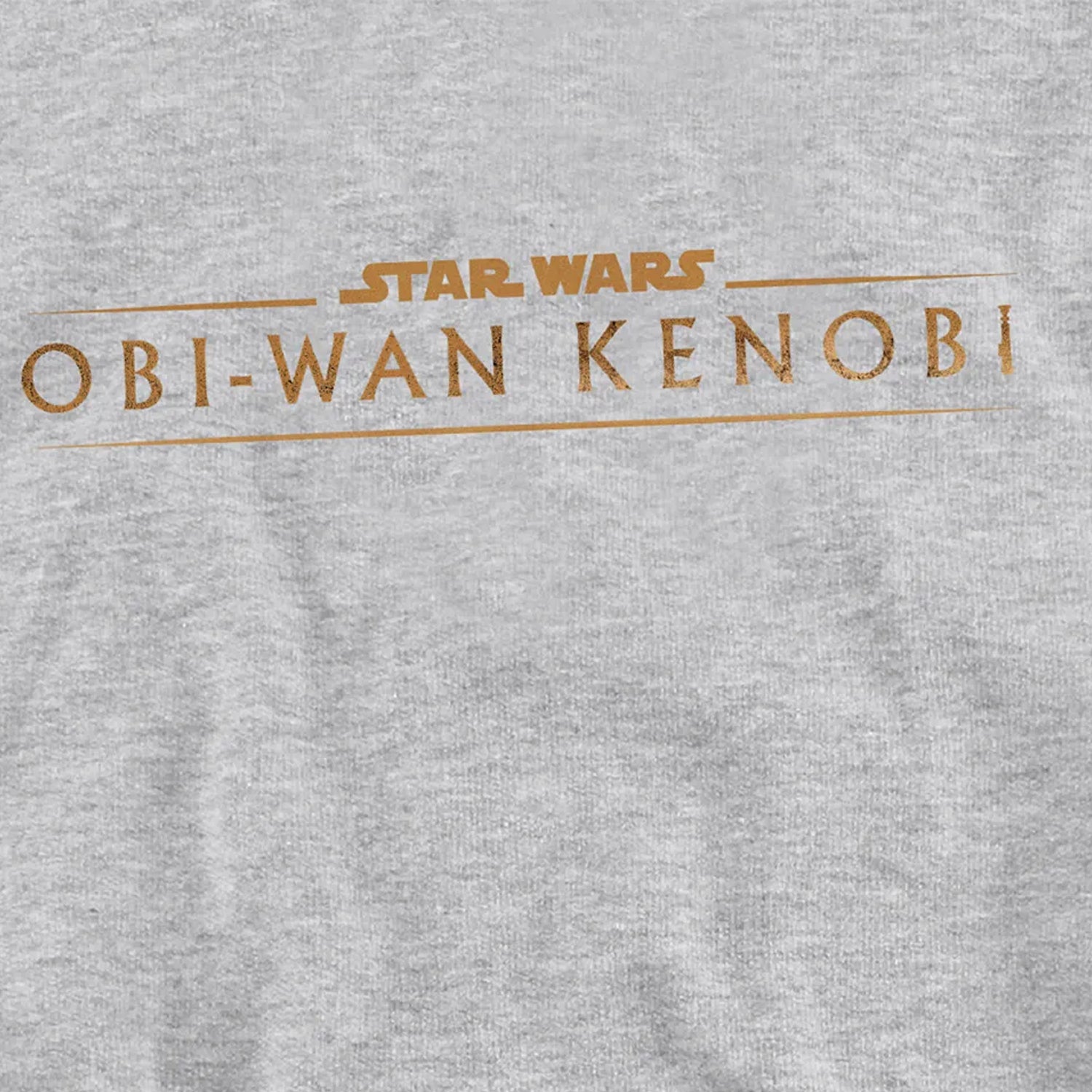 Athletic Heather - Pack Shot - Star Wars: Obi-Wan Kenobi Childrens-Kids Logo Heather Pullover Hoodie