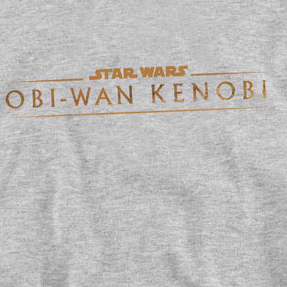 Athletic Heather - Pack Shot - Star Wars: Obi-Wan Kenobi Childrens-Kids Logo Heather Pullover Hoodie