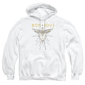 White - Front - Bon Jovi Unisex Adult Greatest Hits Hoodie