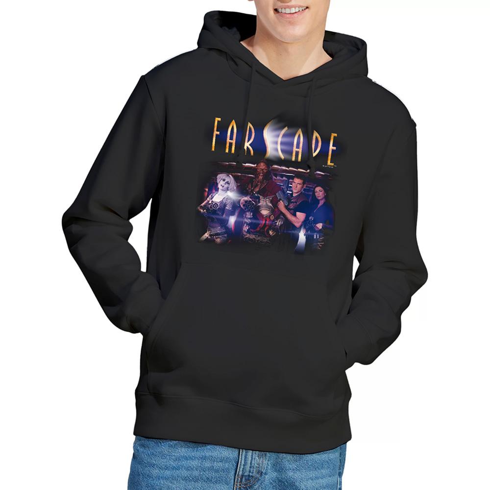 Black - Side - Farscape Unisex Adult Hoodie