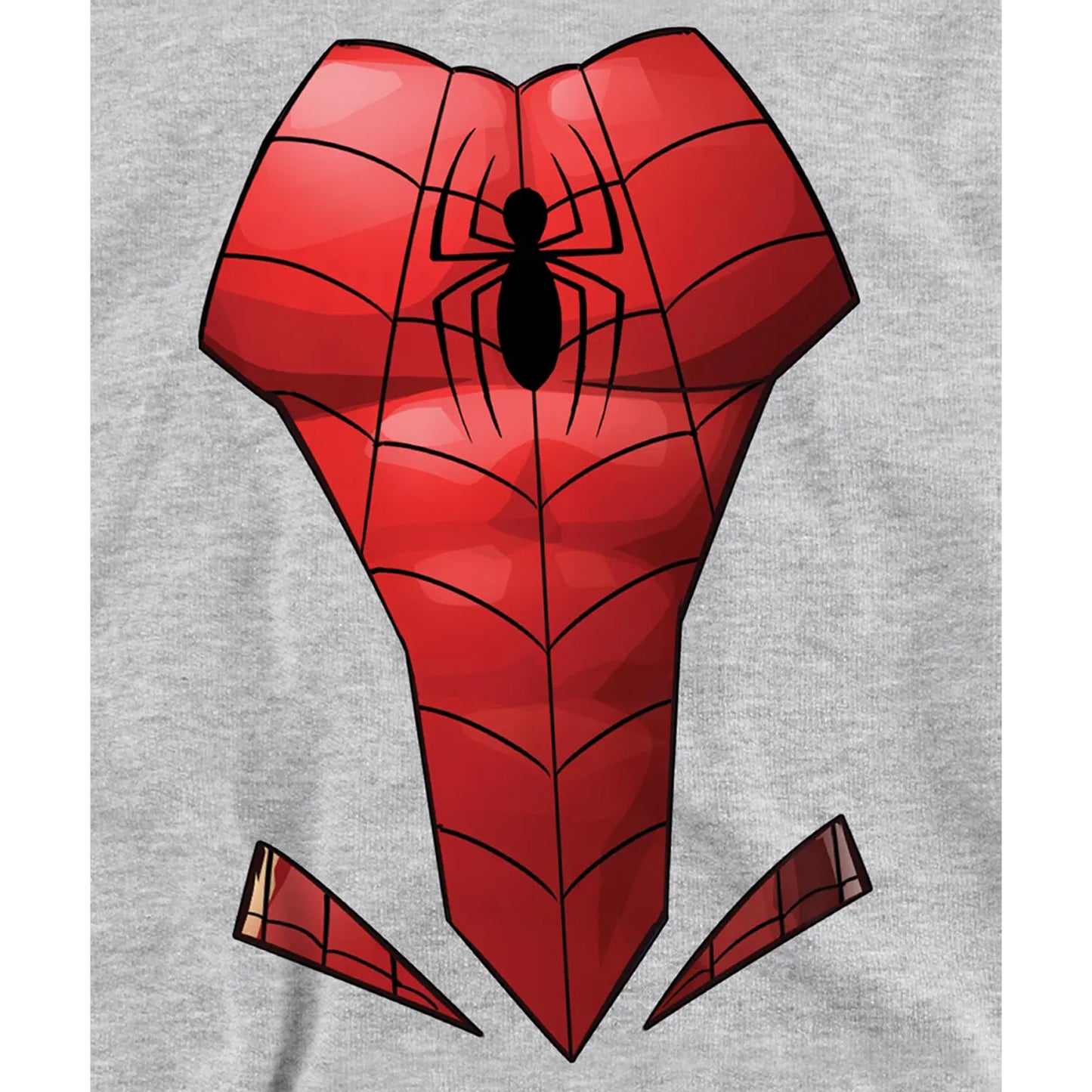 Athletic Heather - Pack Shot - Spider-Man Childrens-Kids Costume Heather Pull Over Hoodie