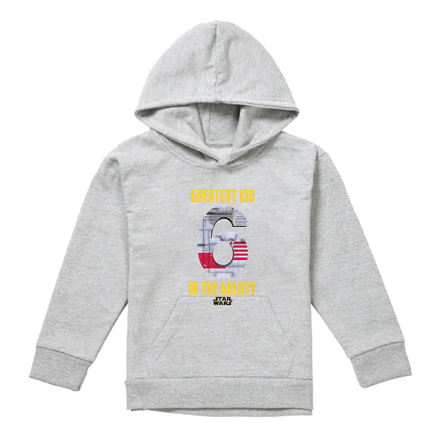 Athletic Heather - Front - Star Wars Childrens-Kids Star Wars Greatest Kid XWing Pullover Hoodie