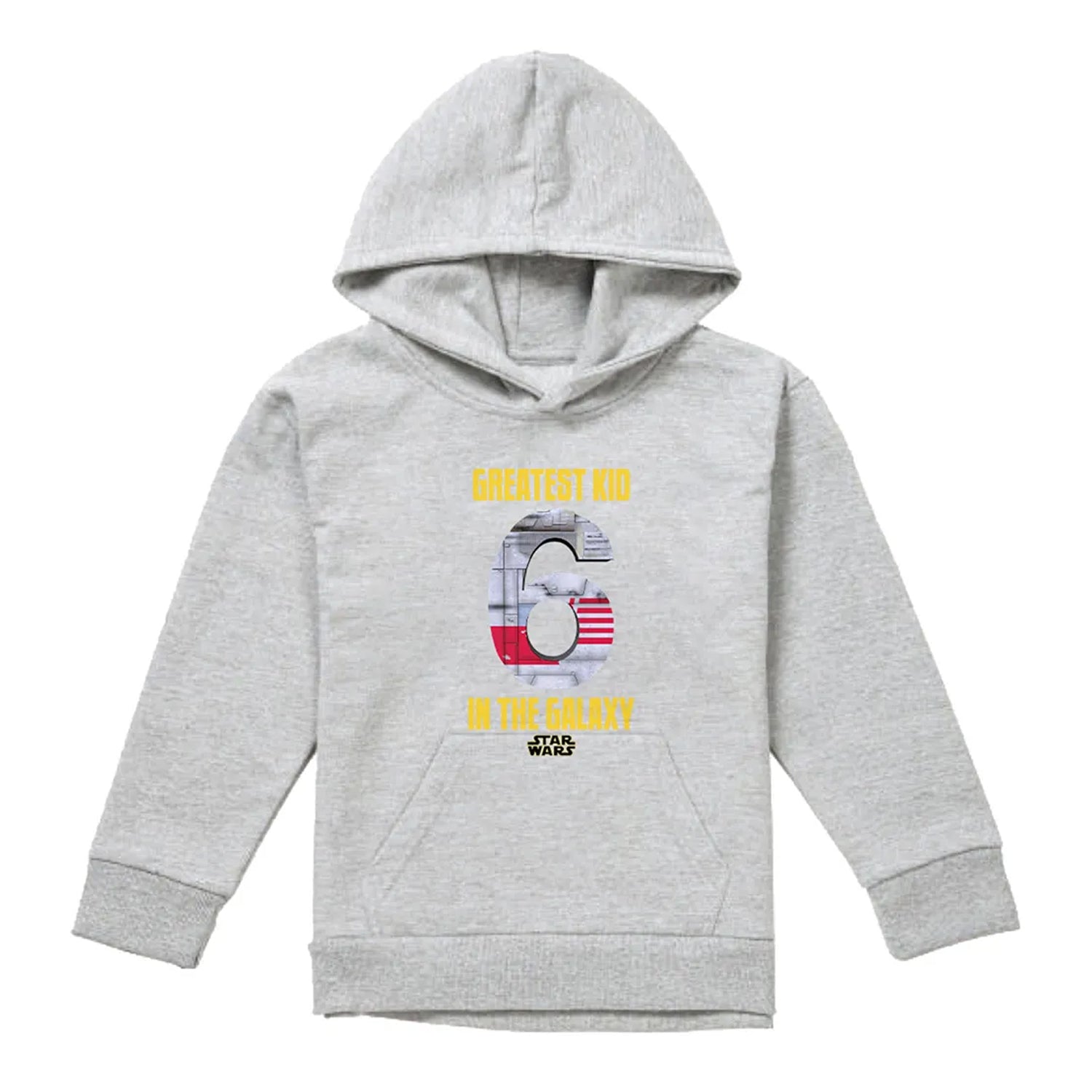 Athletic Heather - Front - Star Wars Childrens-Kids Star Wars Greatest Kid XWing Pullover Hoodie