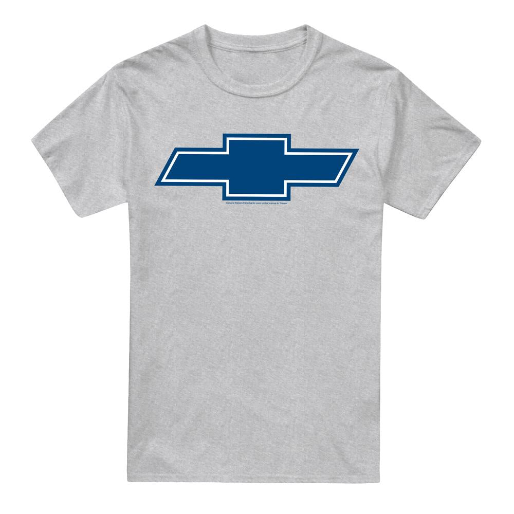 Athletic - Front - Chevrolet Unisex Adult Simple Vintage Bowtie T-Shirt