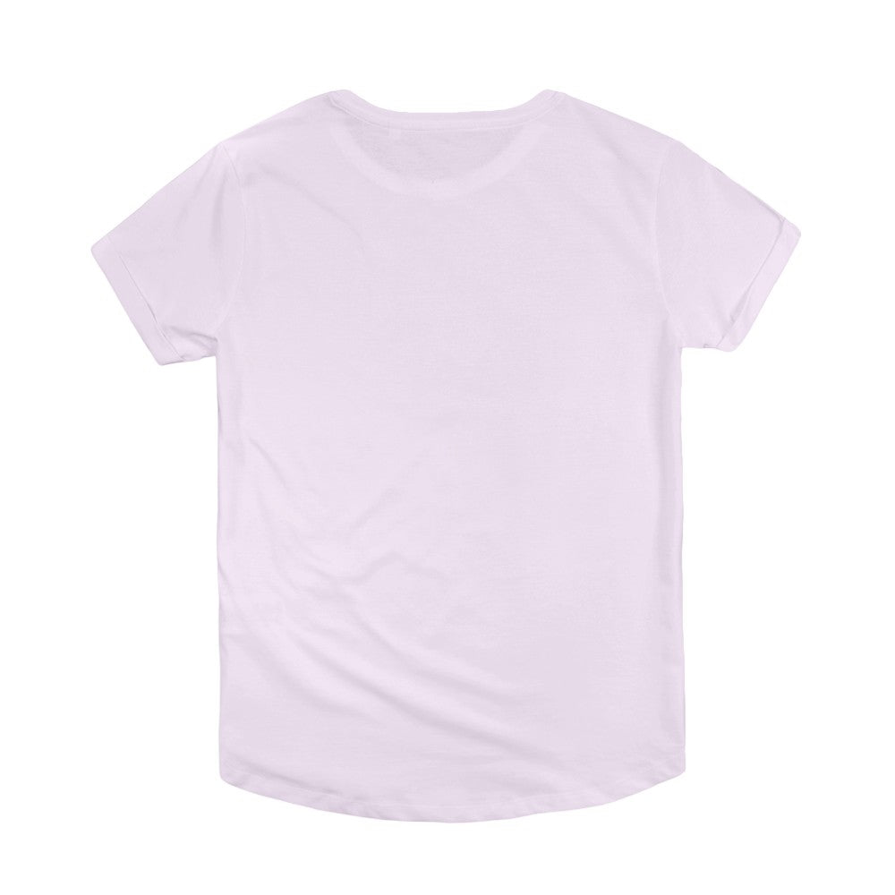 Lavender - Back - Mickey Mouse & Friends Womens-Ladies 100th Anniversary Edition Retro Roll Sleeve T-Shirt