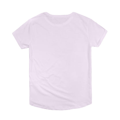 Lavender - Back - Mickey Mouse & Friends Womens-Ladies 100th Anniversary Edition Retro Roll Sleeve T-Shirt