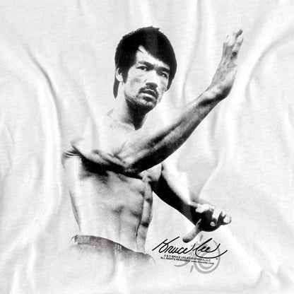 White - Lifestyle - Bruce Lee Unisex Adult Serenity T-Shirt