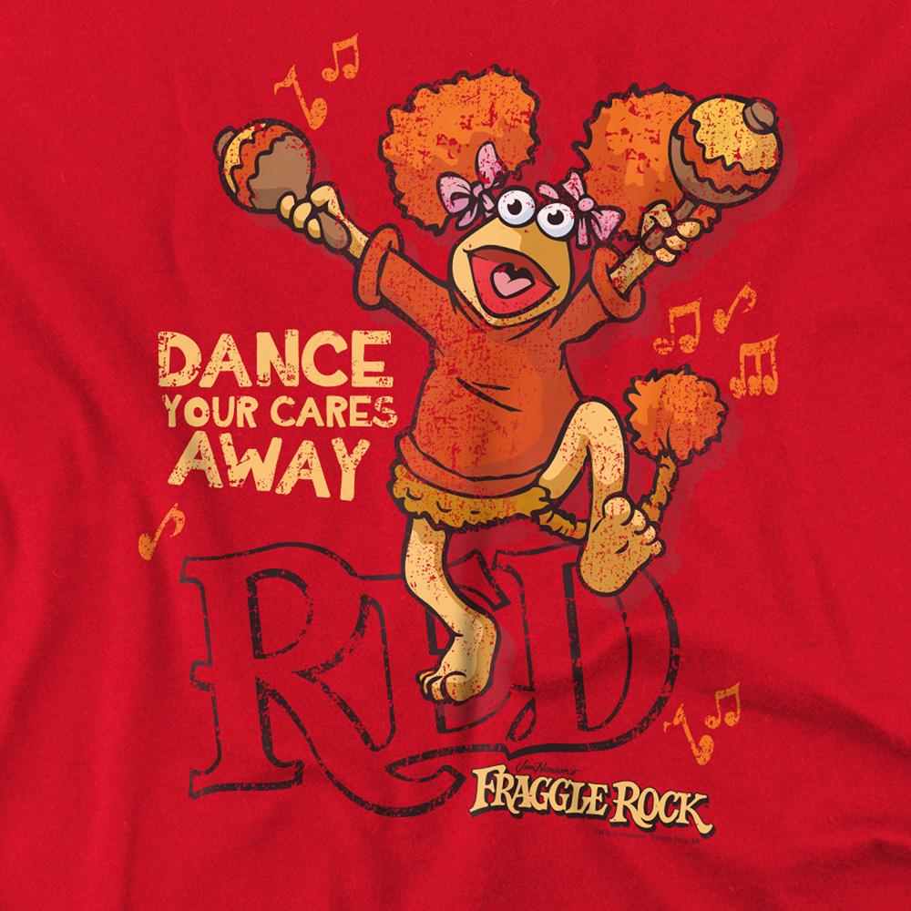 Red - Pack Shot - Fraggle Rock Unisex Adult Dance T-Shirt