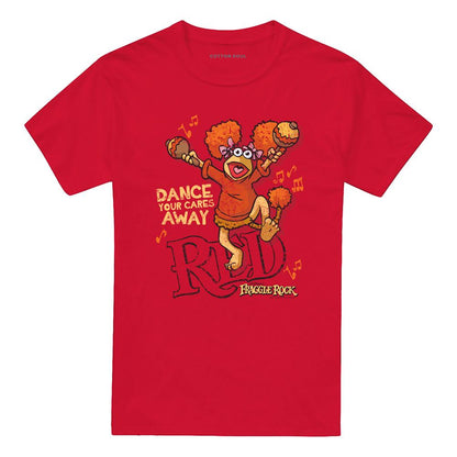 Red - Front - Fraggle Rock Unisex Adult Dance T-Shirt
