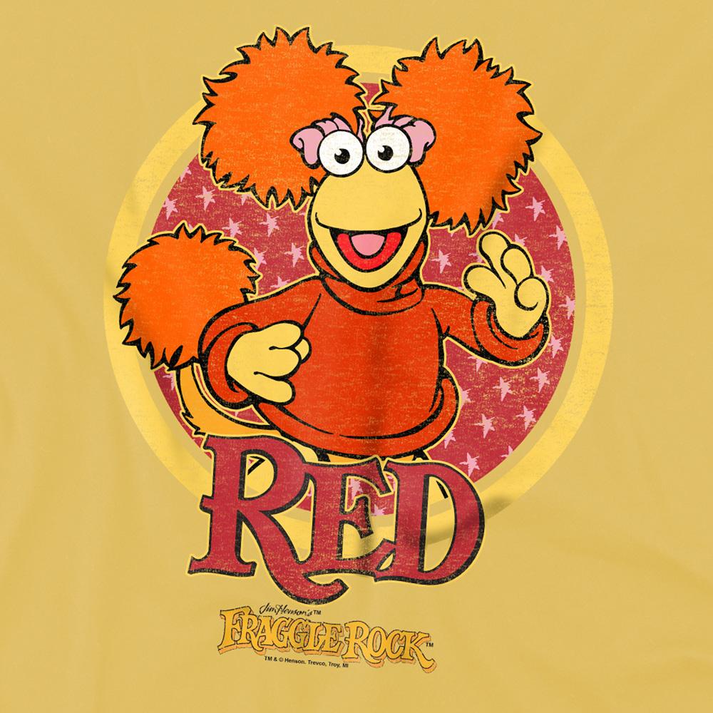 Banana Yellow - Pack Shot - Fraggle Rock Unisex Adult Circle T-Shirt