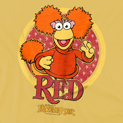 Banana Yellow - Pack Shot - Fraggle Rock Unisex Adult Circle T-Shirt