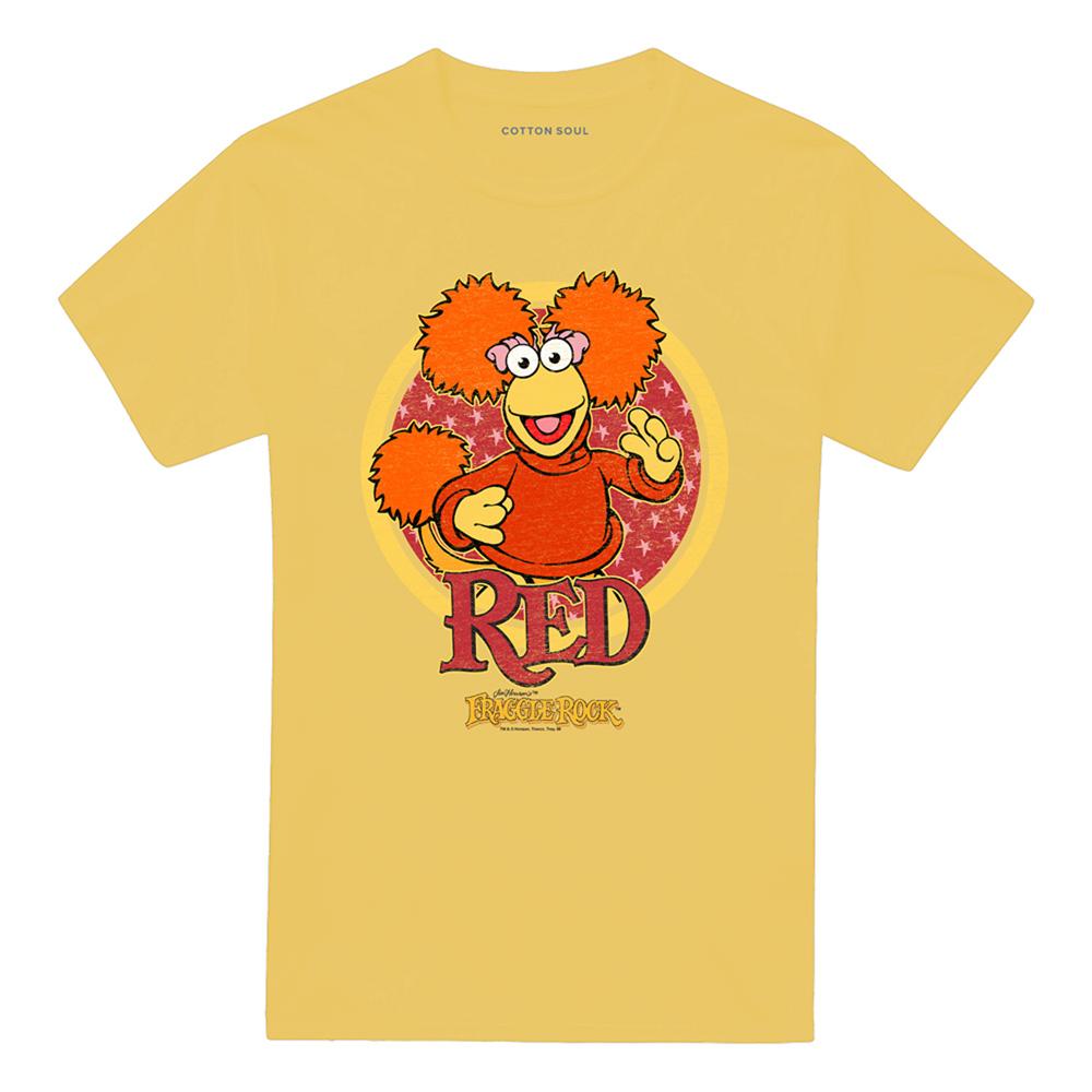 Banana Yellow - Front - Fraggle Rock Unisex Adult Circle T-Shirt