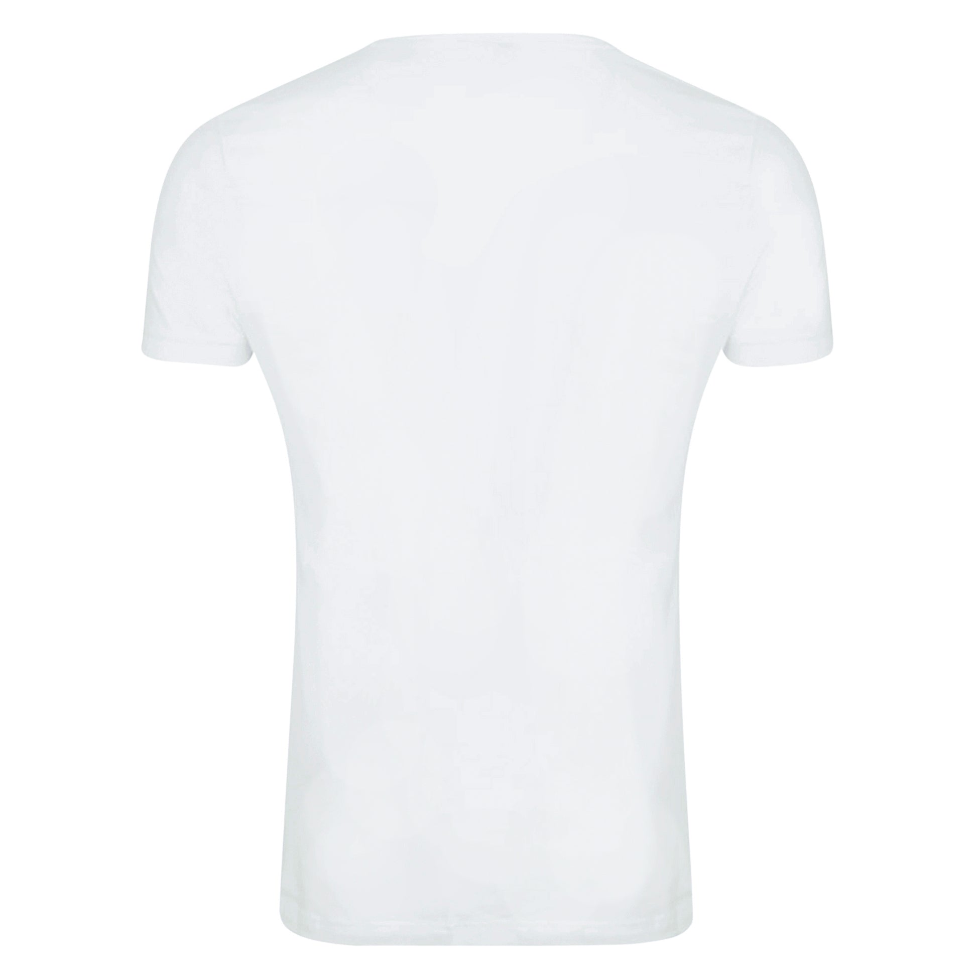White - Back - Captain America Mens Logo T-Shirt