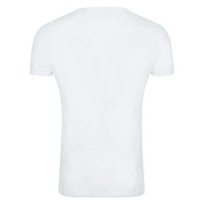White - Back - Captain America Mens Logo T-Shirt