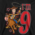 Black - Pack Shot - Toy Story Childrens-Kids I´m 9 Woody Birthday Pullover Hoodie