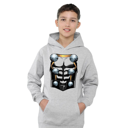 Athletic Heather - Side - Marvel Childrens-Kids Thor Costume Hoodie