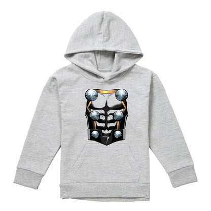 Athletic Heather - Front - Marvel Childrens-Kids Thor Costume Hoodie