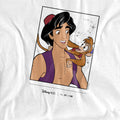 White - Back - Aladdin Childrens-Kids 100th Anniversary Edition Abu T-Shirt