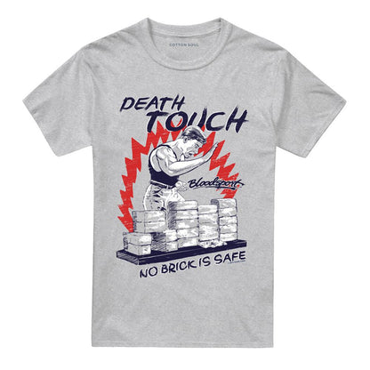 Athletic Heather - Front - Bloodsport Unisex Adult Death Touch T-Shirt