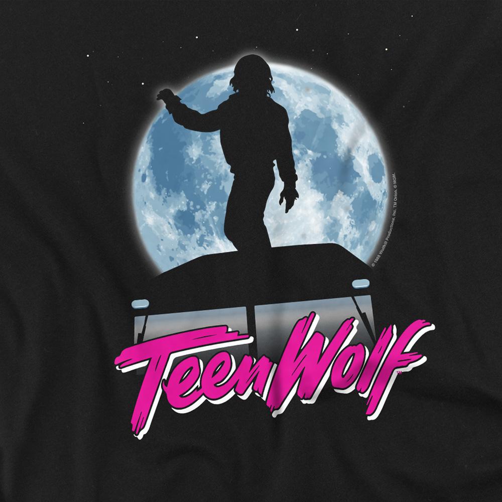 Black - Pack Shot - Teen Wolf Unisex Adult Moonlight Surf T-Shirt