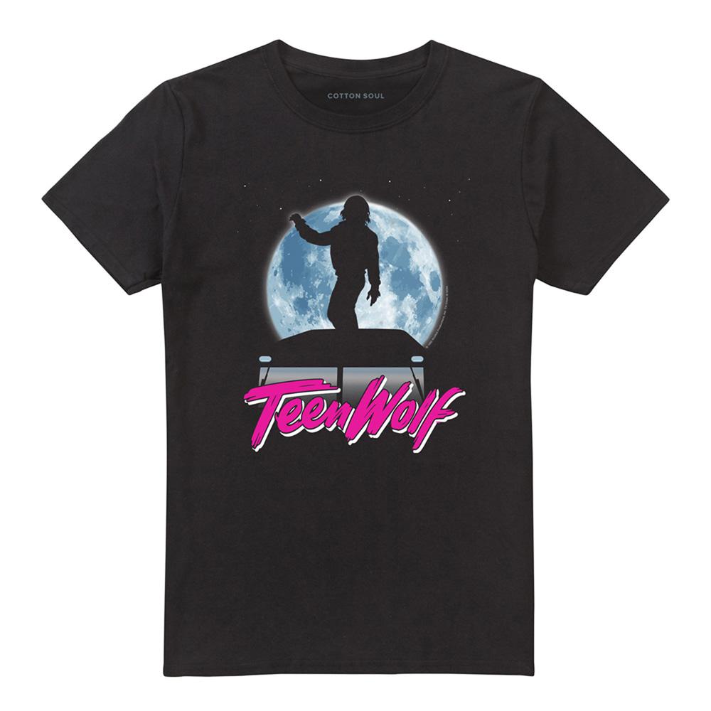 Black - Front - Teen Wolf Unisex Adult Moonlight Surf T-Shirt