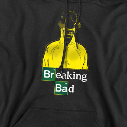 Black - Side - Breaking Bad Unisex Adult Hazmat Hoodie