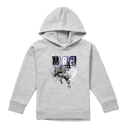 Athletic Heather - Front - Marvel Childrens-Kids Thor Thunder Hoodie