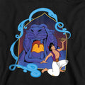Black - Side - Aladdin Childrens-Kids At The Cave Of Wonders Magic Lamp Pullover Hoodie