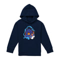 Navy - Front - Aladdin Childrens-Kids At The Cave Of Wonders Magic Lamp Pullover Hoodie