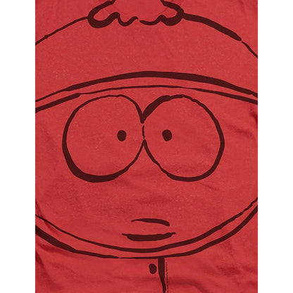 Red - Back - South Park Unisex Adult Eric Cartman Heather T-Shirt