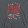 Charcoal - Side - Breaking Bad Unisex Adult I Can Make It Legal! Hoodie