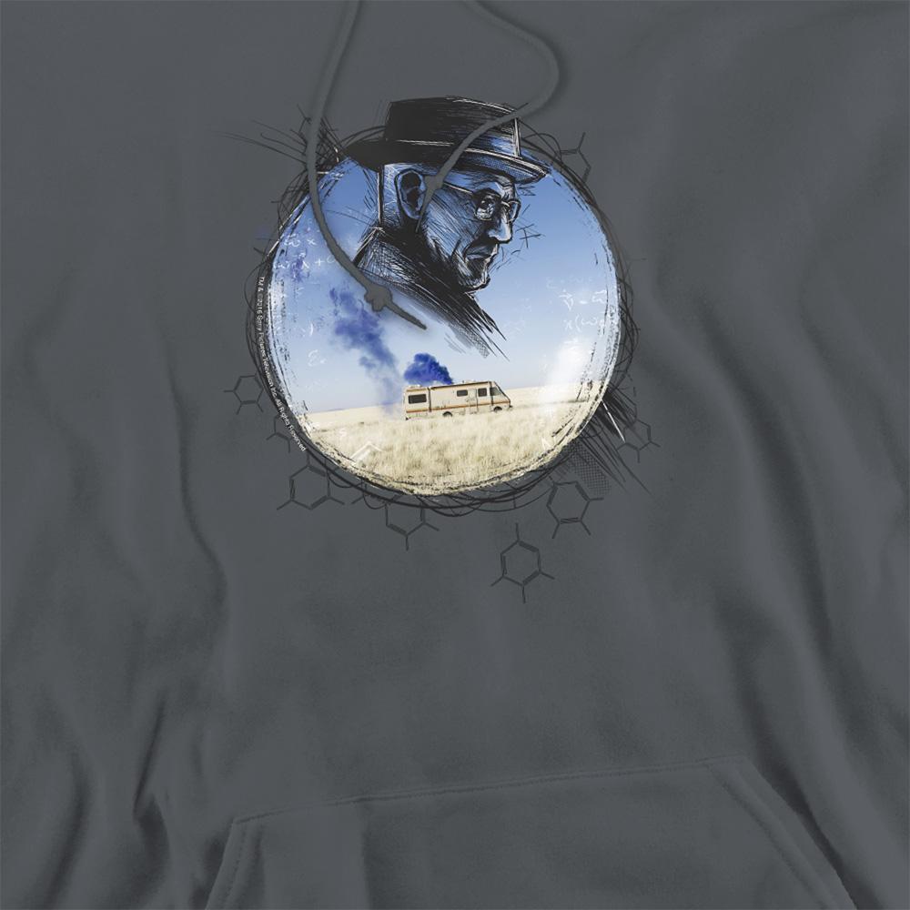 Charcoal - Side - Breaking Bad Unisex Adult Crystal Hoodie