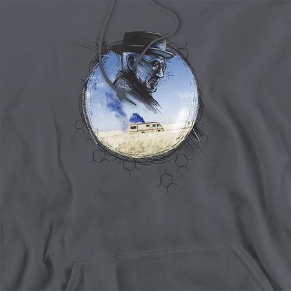 Charcoal - Side - Breaking Bad Unisex Adult Crystal Hoodie