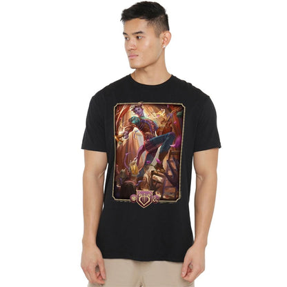 Black - Lifestyle - Dungeons & Dragons Unisex Adult 2024 Bard Key Art T-Shirt
