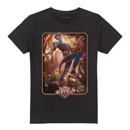 Black - Front - Dungeons & Dragons Unisex Adult 2024 Bard Key Art T-Shirt