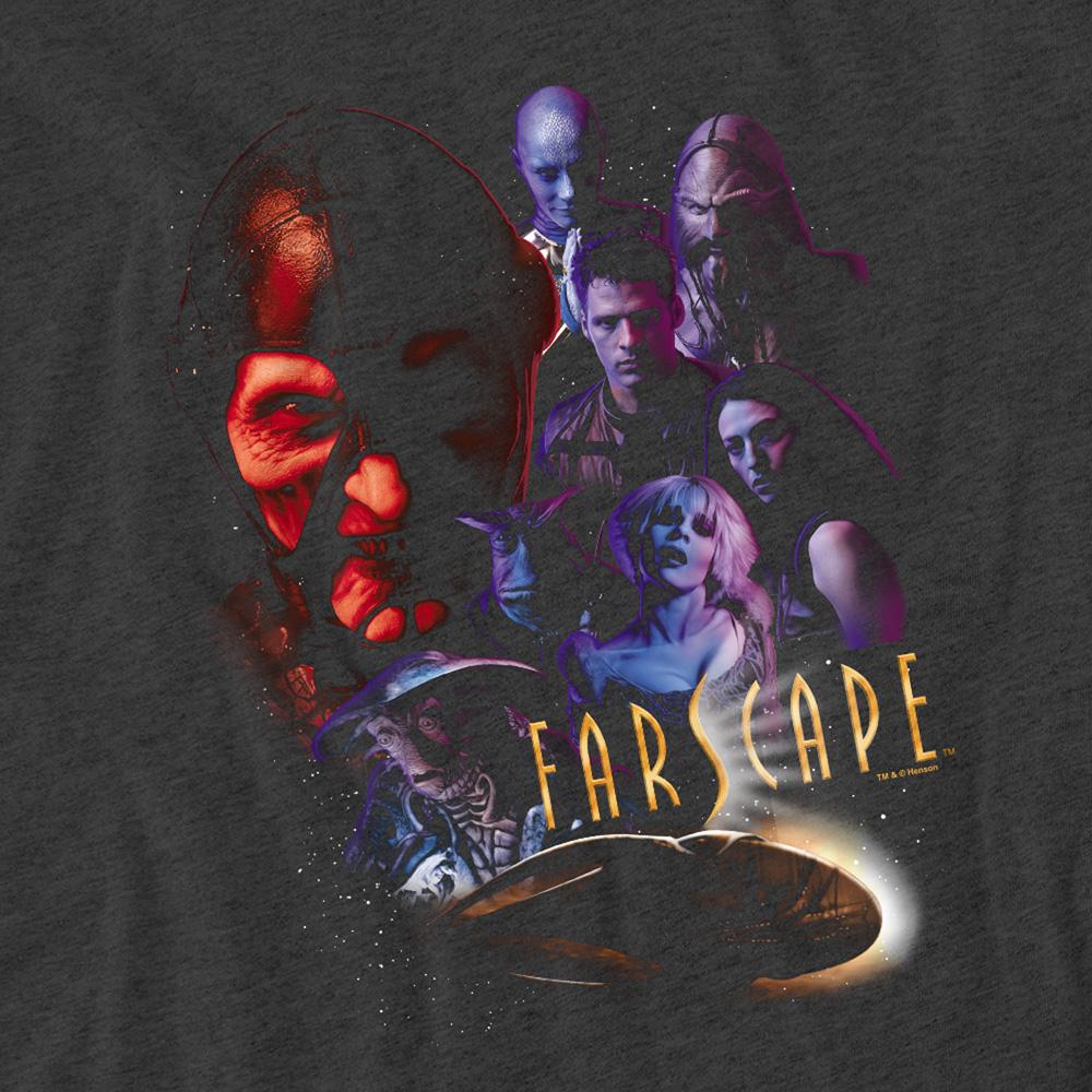 Charcoal - Side - Farscape Unisex Adult Criminally Epic T-Shirt