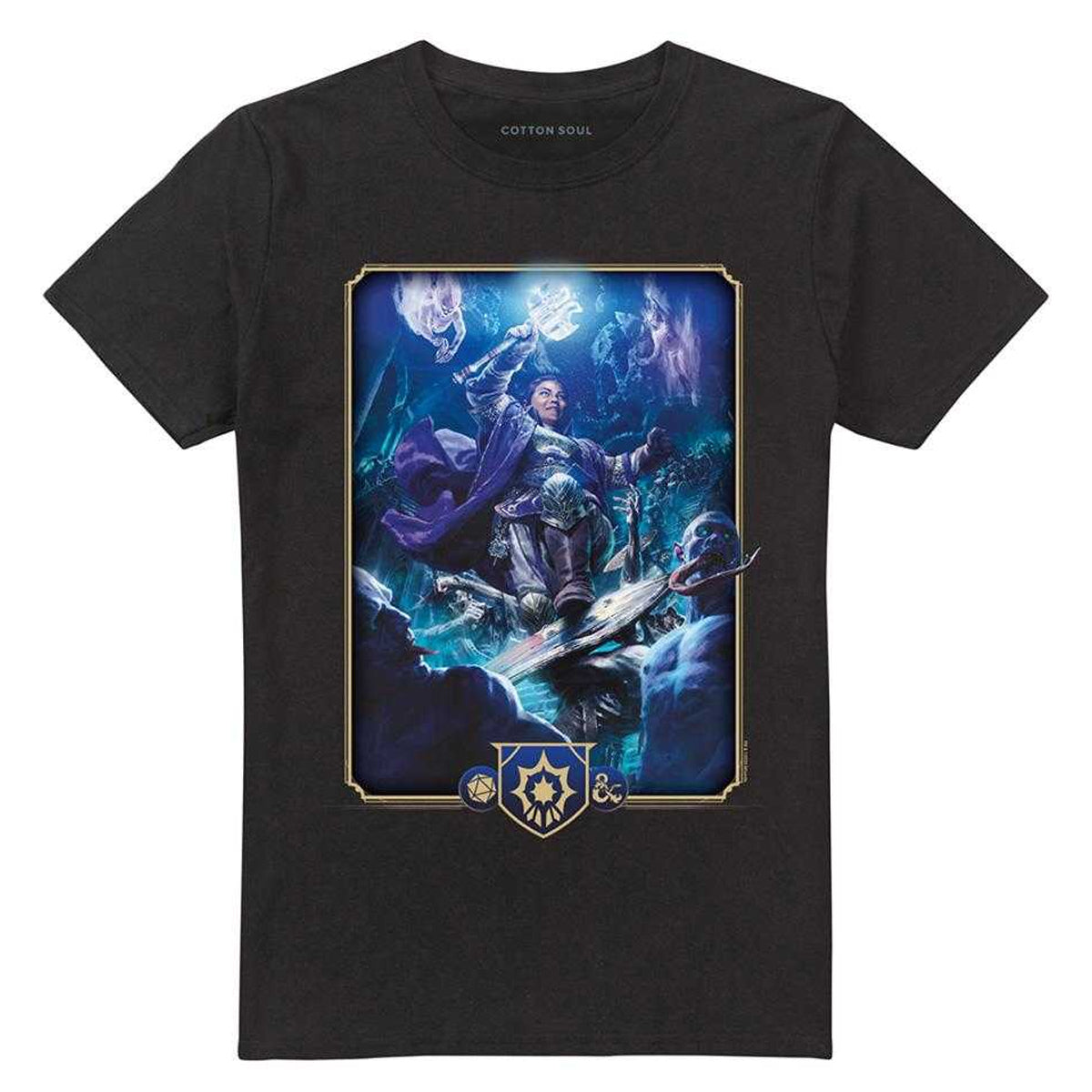 Black - Front - Dungeons & Dragons Womens-Ladies 2024 Cleric Key Art T-Shirt