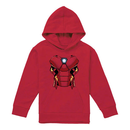 Red - Front - Marvel Childrens-Kids Iron Man Costume Hoodie